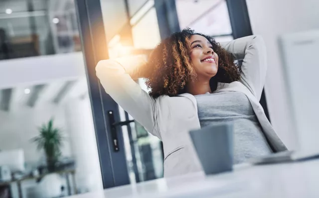 Woman relaxing